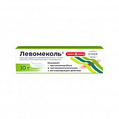 Левомеколь, мазь для наружного применения 40 мг/г+7,5 мг/г, 10г, Нижфарм ОАО