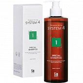 Система 4 (System 4), шампунь для волос терапевтический №1 для нормальных и жирных волос, 500мл, Сим Финланд Ой
