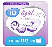 Айди (iD Light) прокладки урологические Extra, 10 шт, Онтекс