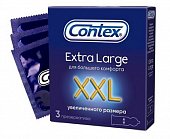 Contex (Контекс) презервативы Extra Large увеличенного размера 3шт, Рекитт Бенкизер Хелскэр/ССЛ Мануфактуринг