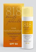 818 beauty formula крем солнцезащитный для лица матирующий увлажняющий SPF50, 50мл, ПроКосметика