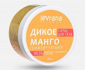 Levrana (Леврана) скраб для тела тонизирующий Дикое манго, 300мл, Леврана ООО