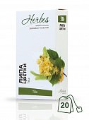 Липа цветки Herbes (Хербес), фильтр-пакеты 1,5г, 20 шт БАД, Хербес