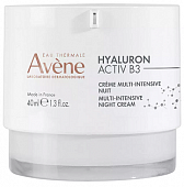 Авен Гиалурон Актив B3 (Avene Hyaluron Aktiv B3) крем для лица интенсивный регенерирующий ночной, 40мл, Пьер Фабр