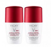 Vichy (Виши) набор: дезодорант шариковый Clinical Control 96 часов 50мл 2 шт, Виши