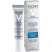 Vichy Liftactiv Supreme (Виши) крем-уход для разглаживания мимических морщин на коже вокруг глаз 15мл, Косметик Актив Продюксьон