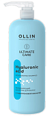 Ollin (Оллин) Ultimate Care шампунь для волос увлажняющий с гиалуроновой кислотой, 1000мл, Технология, ООО
