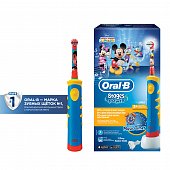Орал-Би (Oral-B) Электрическая зубная щетка Mickey Kids D10.513К (тип 4733), 1 шт., Орал-Би