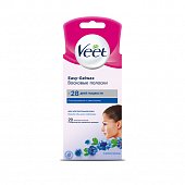 Veet Easy-Gelwax (Вит) полоски восковые для лица для чувствительной кожи, 20 шт, Рекитт Бенкизер Хелскэр (Великобритания) Лимитед